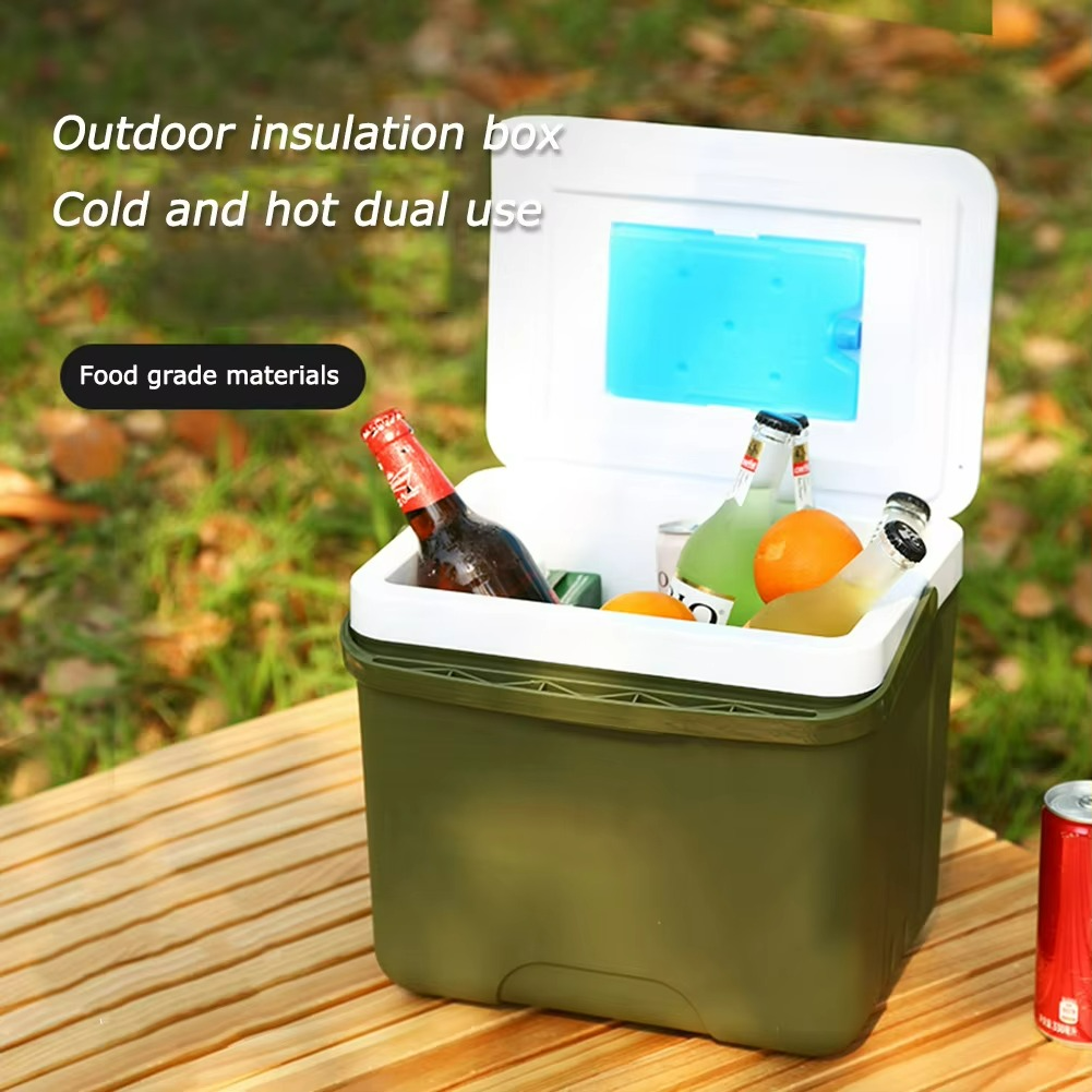 Outdoor Insulated Cooler Box  13L Dual-Temperature Storage - Detailed view