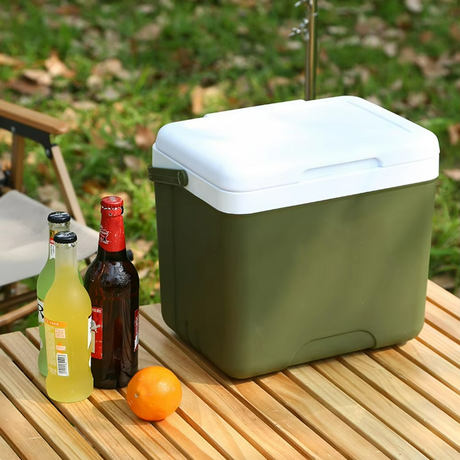Outdoor Insulated Cooler Box  13L Dual-Temperature Storage - Product showcase