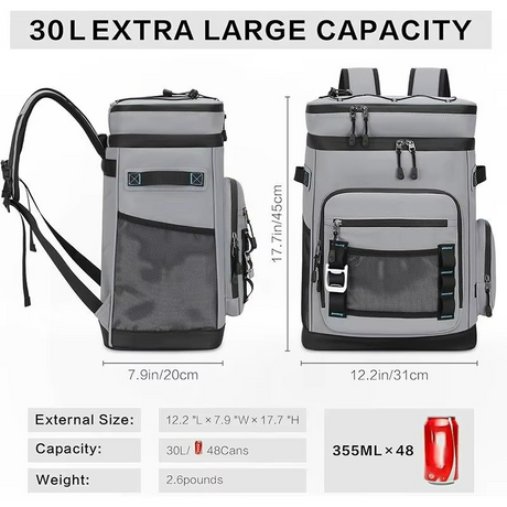Insulated Travel Backpack  Waterproof 30L Cooler Design - Product detail 7