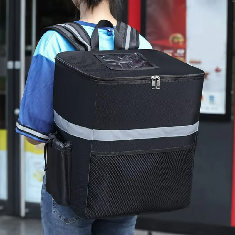 Insulated Food Delivery Backpack  35L Thermal Storage System - Detailed view