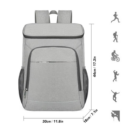 Insulated Cooler Backpack  30L Leakproof Design With Reflective Trim - Product example