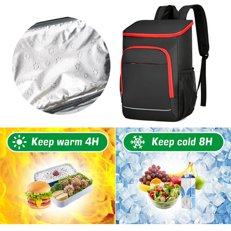 Insulated Cooler Backpack  30L Leakproof Design With Reflective Trim - Product detail 8