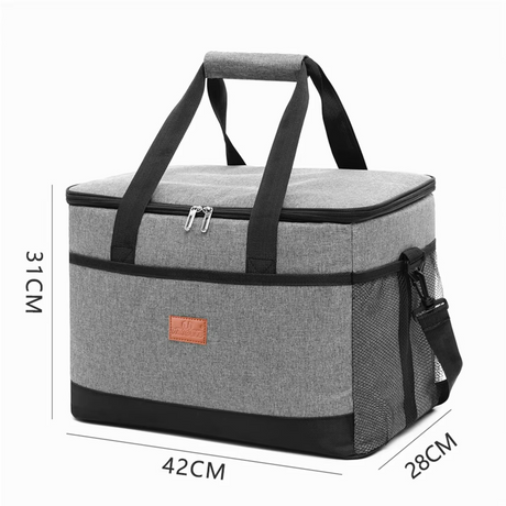 Insulated Cooler Bag  Premium 32L Oxford Cloth Design - Detailed view
