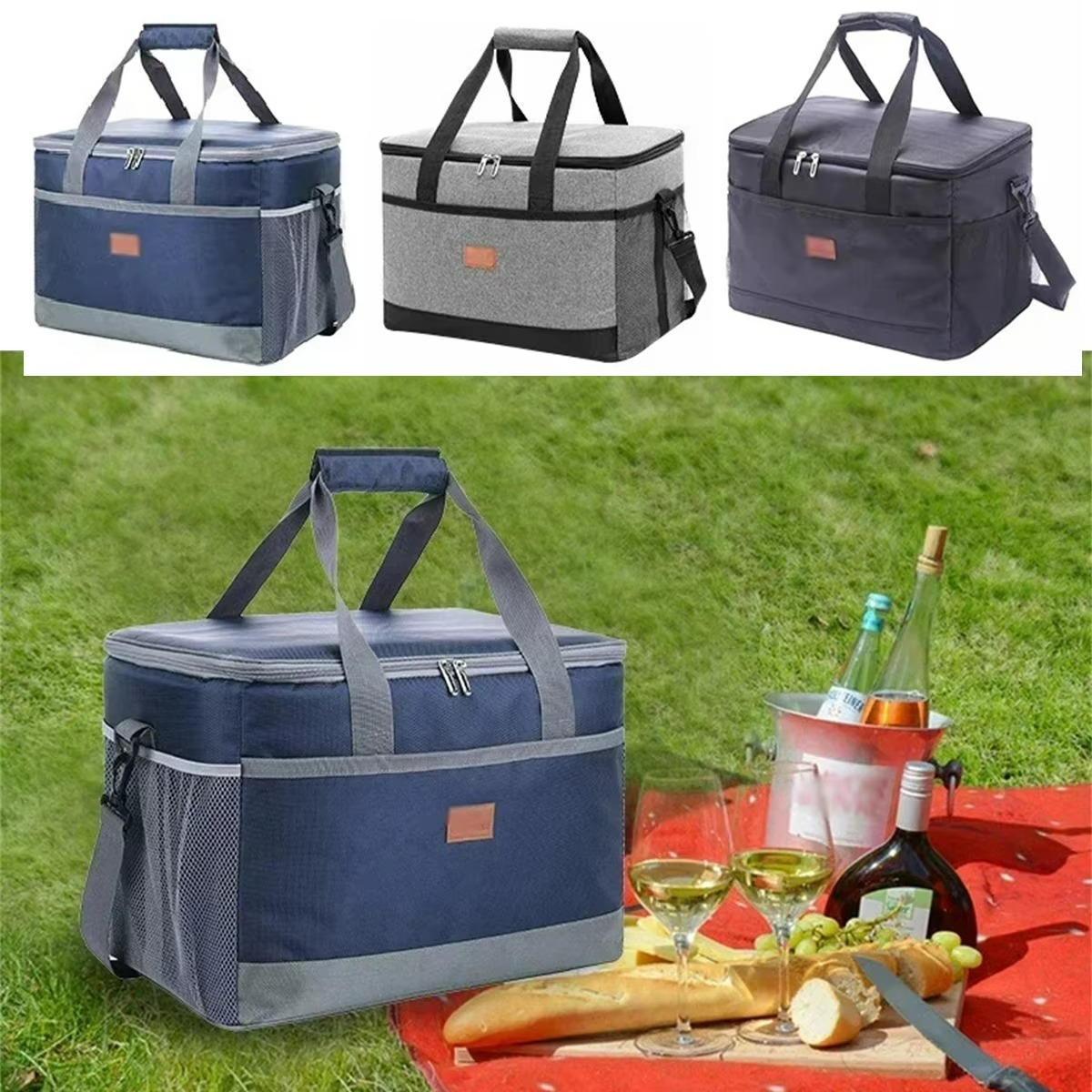 Insulated Cooler Bag  Premium 32L Oxford Cloth Design - Product detail 6