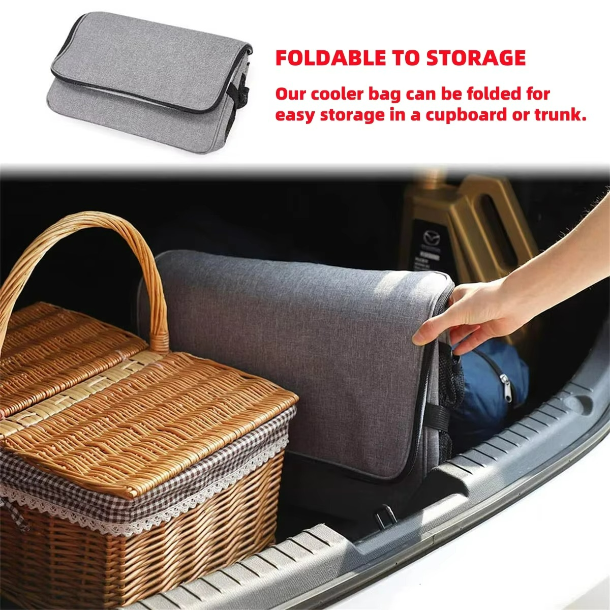 Insulated Cooler Bag  Premium 32L Oxford Cloth Design - Product detail 5