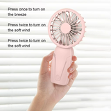 Portable Mini Fan  USB Rechargeable Silent Cooling - Product detail 7