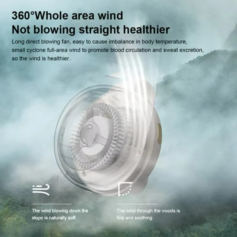 Portable Bladeless Fan  360 Cooling Clip Design - Product detail 5