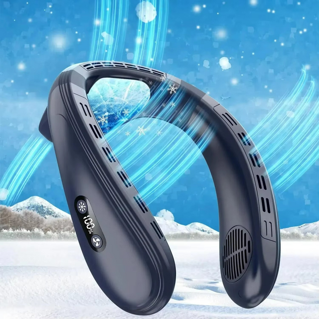 Portable Neck Cooling Fan  Advanced Semiconductor Technology - Product showcase