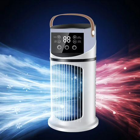 Portable Air Cooler Humidifier  Digital Controls With 9-Speed Fan - Product showcase