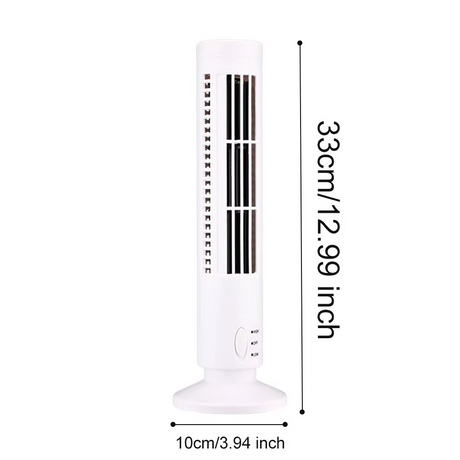 Bladeless Tower Fan  USB Powered Desktop Cooling - Product example