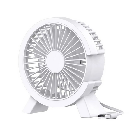 Compact USB Desk Fan  Whisper-Quiet Personal Cooling - Product detail 4