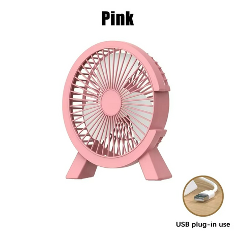 Compact USB Desk Fan  Whisper-Quiet Personal Cooling - Product detail 5