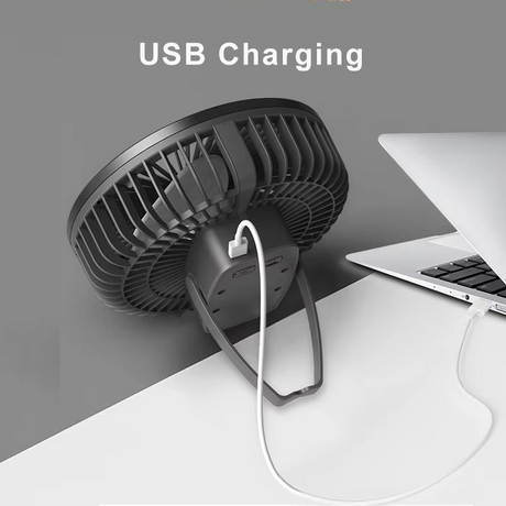 Portable Camping Fan  Rechargeable LED Tripod Design - Product detail 8