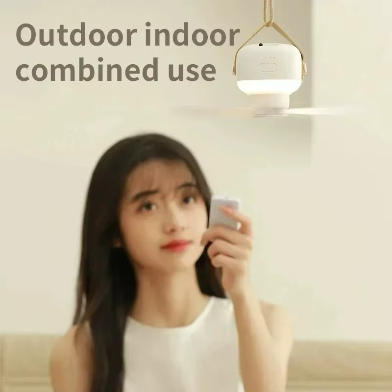 Portable Camping Fan  LED Light  Remote Control - Product detail 7