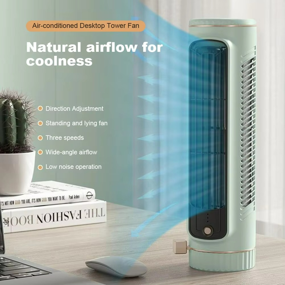 Portable Tower Fan  Bladeless USB Design with 360 Cooling - Product detail 5