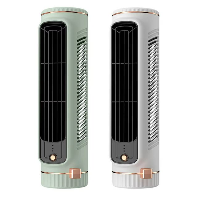 Portable Tower Fan  Bladeless USB Design with 360 Cooling - Product showcase