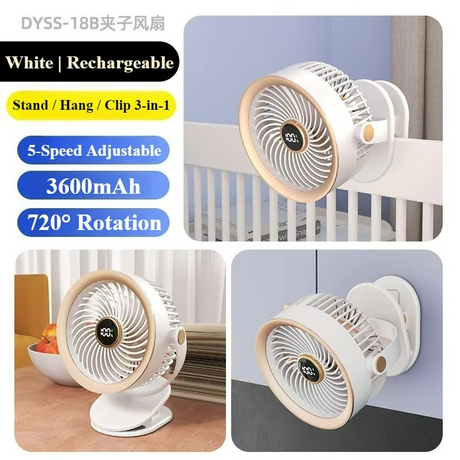 Smart Portable Fan  Digital Display  Ice Cooling Tech - Product detail 6
