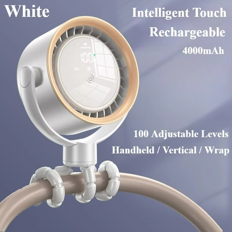 Smart Portable Fan  Digital Display  Ice Cooling Tech - Product detail 7