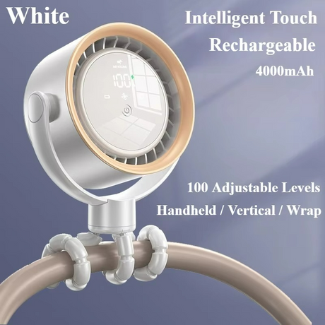 Smart Portable Fan  Digital Display  Ice Cooling Tech - Product detail 7