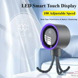 Smart Portable Fan  Digital Display  Ice Cooling Tech - Product detail 14