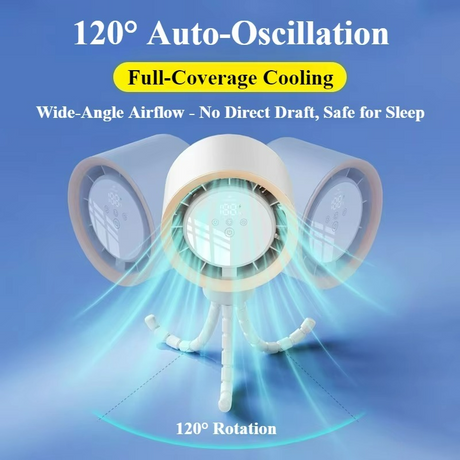 Smart Portable Fan  Digital Display  Ice Cooling Tech - Product detail 20