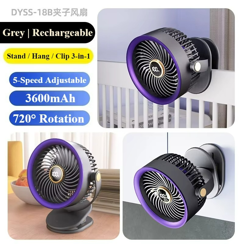 Smart Portable Fan  Digital Display  Ice Cooling Tech - Product detail 19