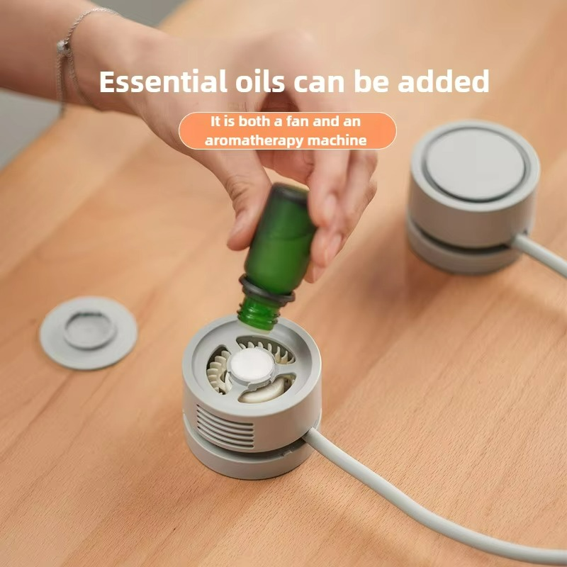 Portable Neck Fan  Hands-Free USB Rechargeable Design - Detailed view