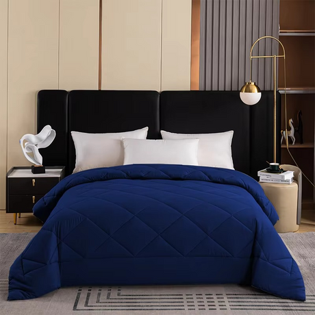 Quilted Comforter Set  Hotel Quality Down Alternative - Detailed view
