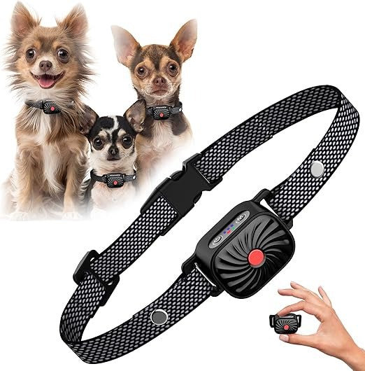 Anti Bark Dog Collar  Humane Training Device with Adjustable Fit - Detailed view