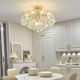 Crystal Ceiling Chandelier  Curved Branch Design with LED Lights - Product detail 4