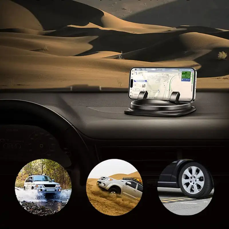 Car Phone Mount Dashboard  360 Rotating Universal Holder - Product detail 4