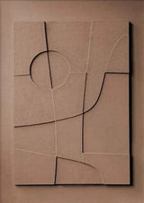 Abstract Wall Art  Minimalist 3D Geometric Canvas - Product detail 6