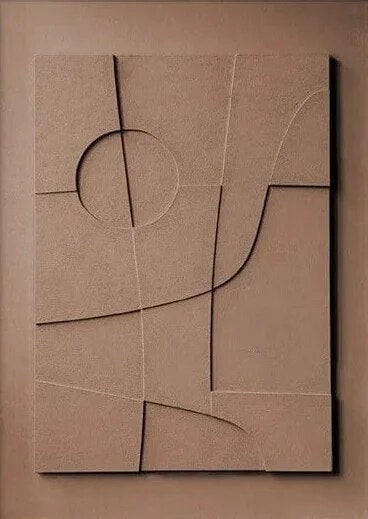 Abstract Wall Art  Minimalist 3D Geometric Canvas - Product detail 6