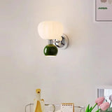 Modern LED Wall Lamp  Cream Glass Shade Design - Product detail 4