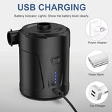 Portable Electric Air Pump  USB Rechargeable Mini Inflator - Detailed view