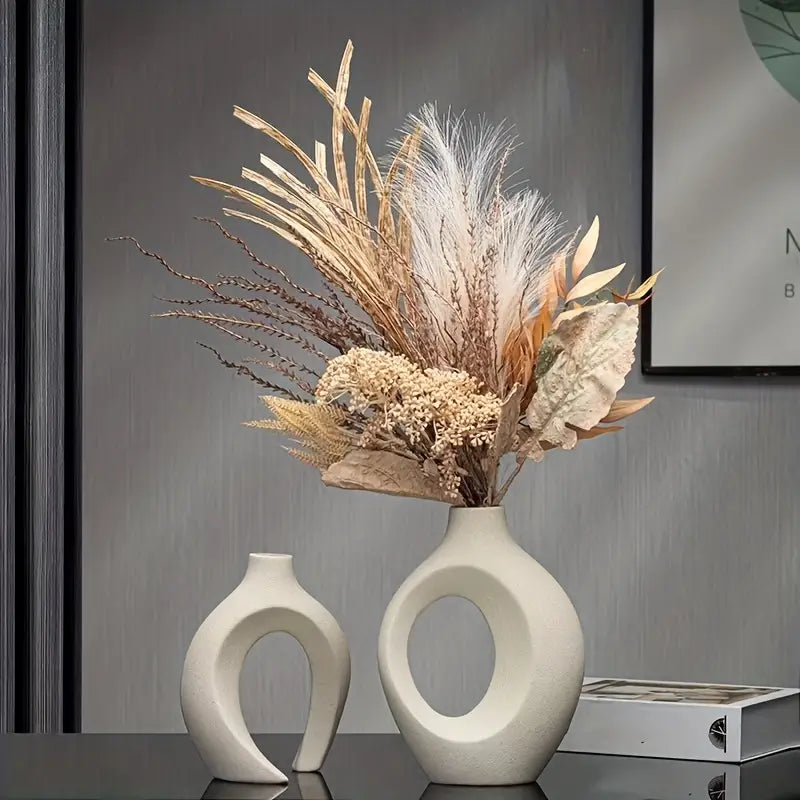 Modern Ceramic Vase  Minimalist Sculptural Design - Product detail 8