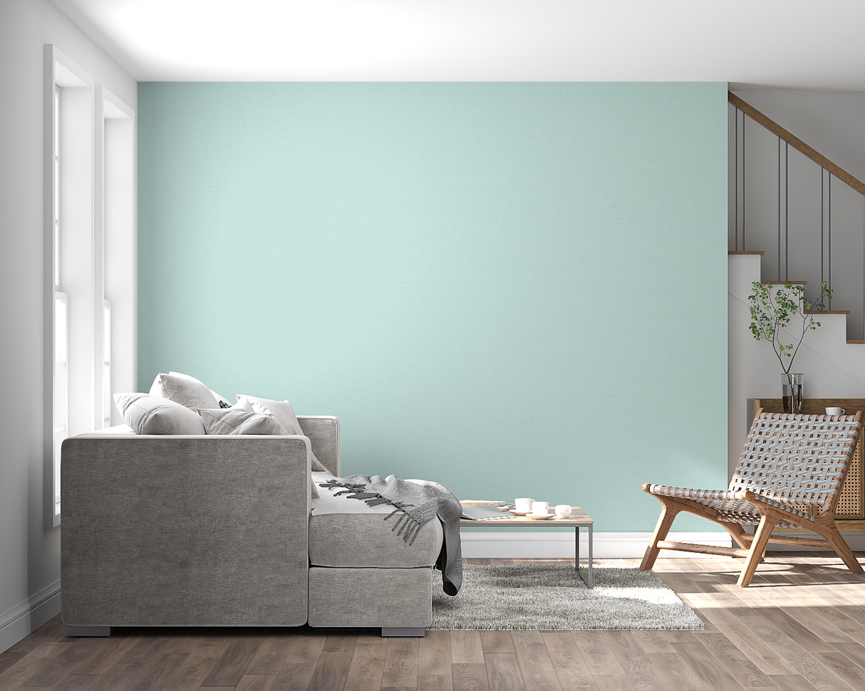 Pastel Mural Wallpaper | Serene Mint Green Design