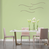 Modern Mural Wallpaper | Light Green Minimalist Design