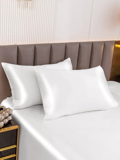 Mulberry Silk Pillowcase Set  Hidden Zipper Design - Product example