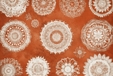 Mandala Mural Wallpaper | Terracotta Ethnic Design