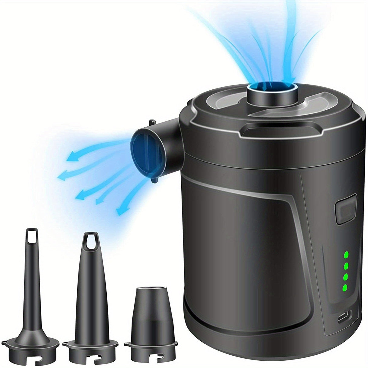 Portable Electric Air Pump  USB Rechargeable Mini Inflator - Product example