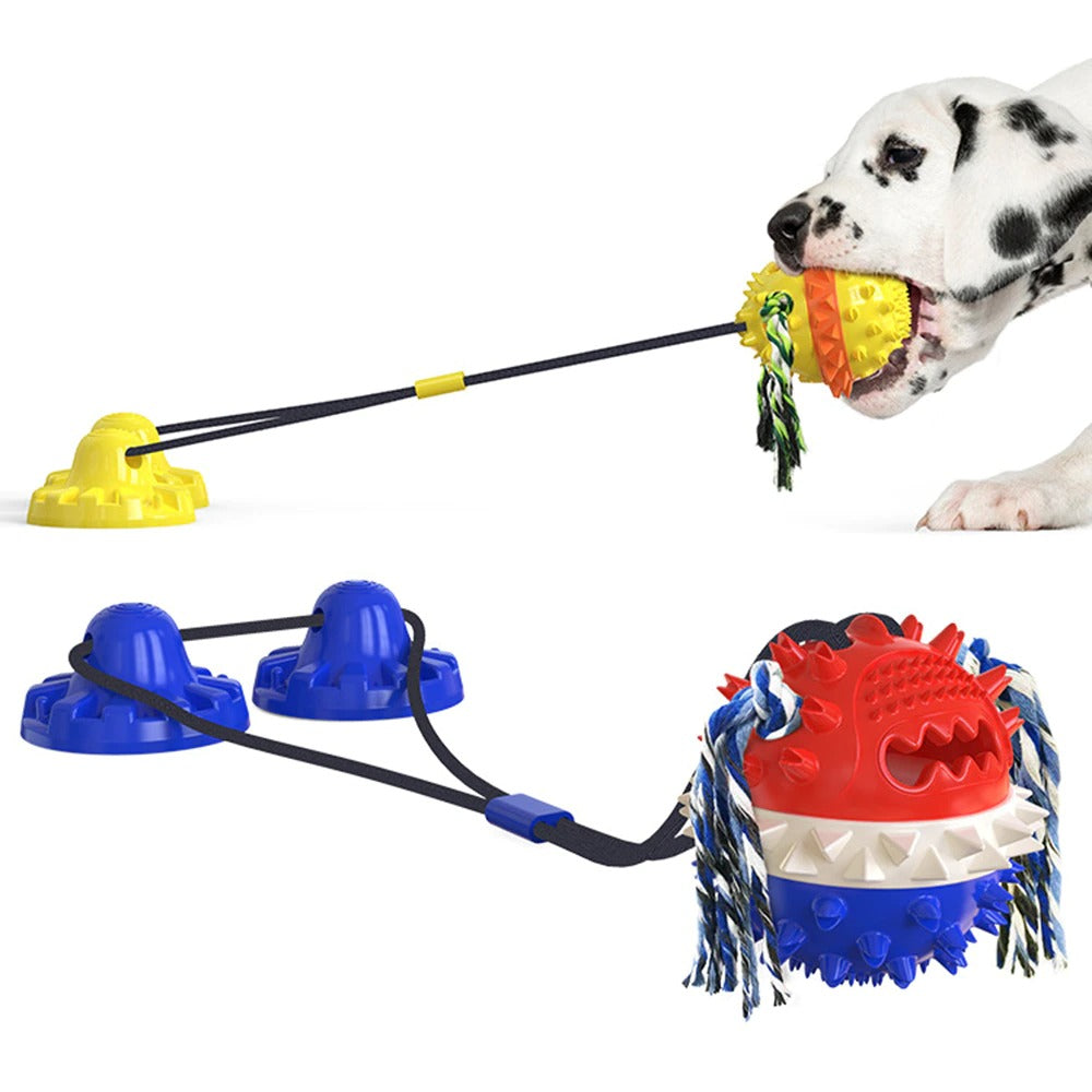Interactive Dog Toy  Suction Cup Base with Dental Chew Ball - Product detail 4