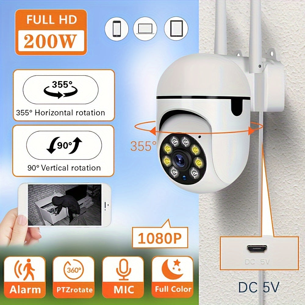 Smart Security Camera  HD 1080p PTZ Motion Detection - Product detail 4