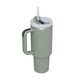 Insulated Travel Mug  Leopard Print Design with Handle  Straw - Product detail 13