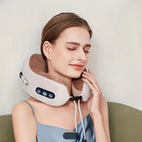 Neck Massage Pillow  Memory Foam with Vibration Therapy - Product example