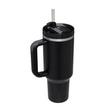 Insulated Travel Mug  Leopard Print Design with Handle  Straw - Product detail 5