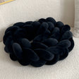Braided Floor Cushion  Chunky Knit Design in Cream - Product detail 9