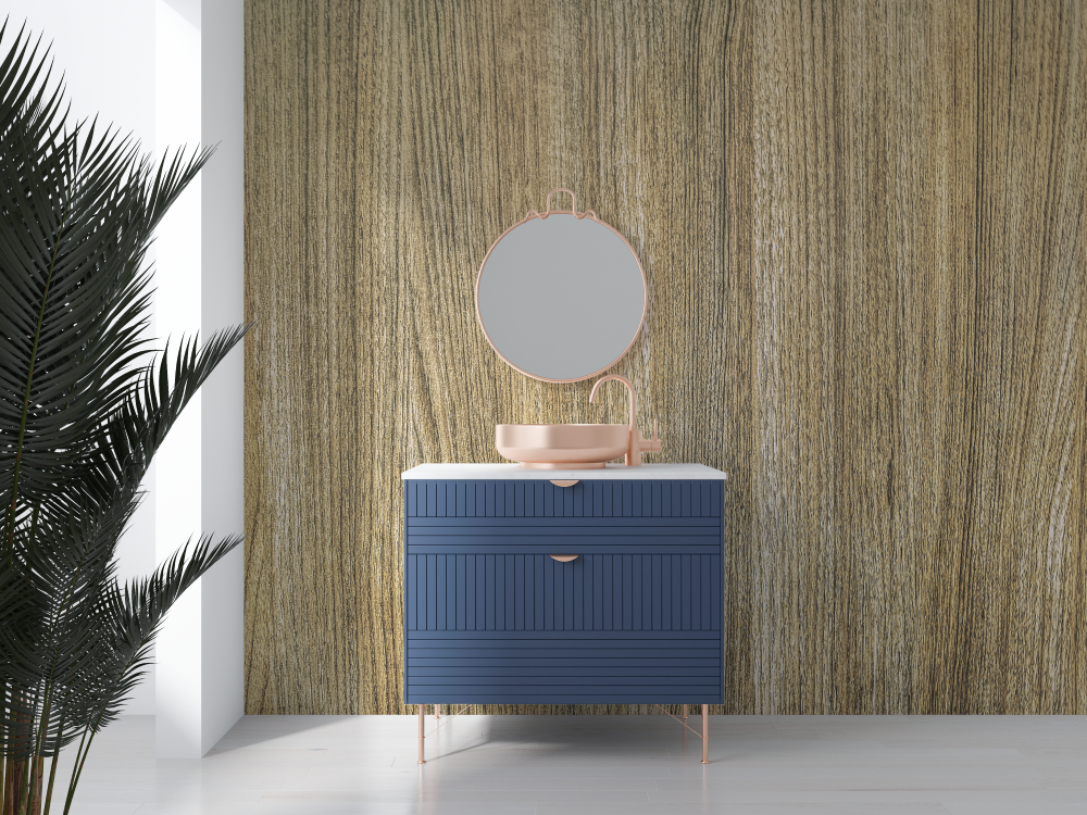 Wood Mural Wallpaper | Natural Beige Grain Pattern