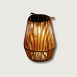 Handwoven Outdoor Lantern  Waterproof Garden Light - Product showcase