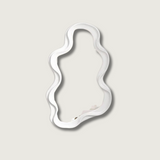 Wavy Wall Mirror  Cloud-Shaped Organic Frame - Product showcase